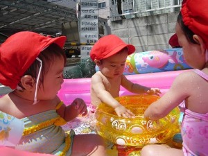 錦糸 水遊び ③