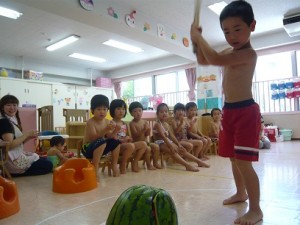 錦糸 すいか割り ③