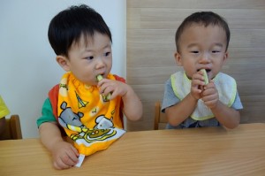 錦糸 食育 きゅうり